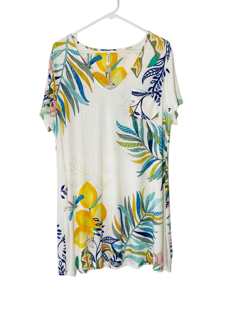 NWT SOMA Tropical Sleep Shirt
